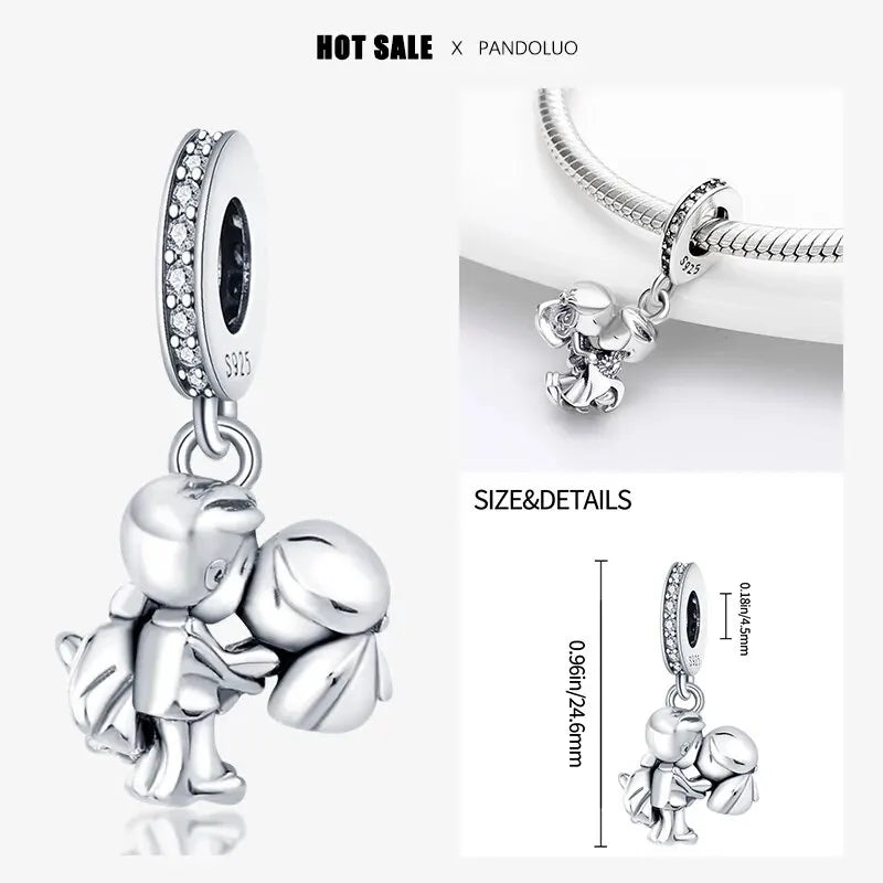 New 925 Sterling Silver Charm Beads for Pandach Bracelets