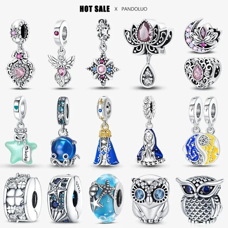 New 925 Sterling Silver Charm Beads for Pandach Bracelets