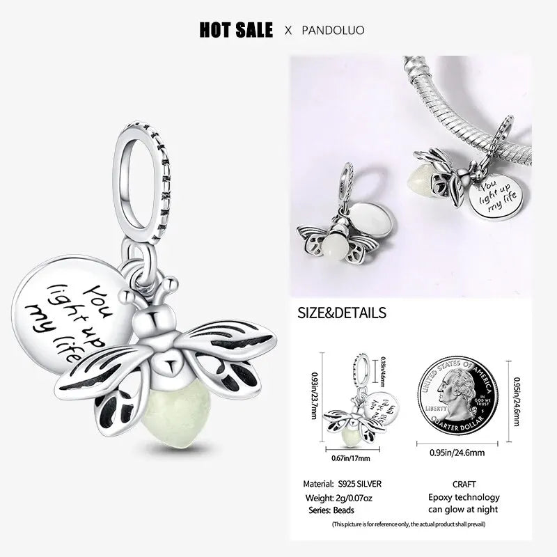 New 925 Sterling Silver Charm Beads for Pandach Bracelets