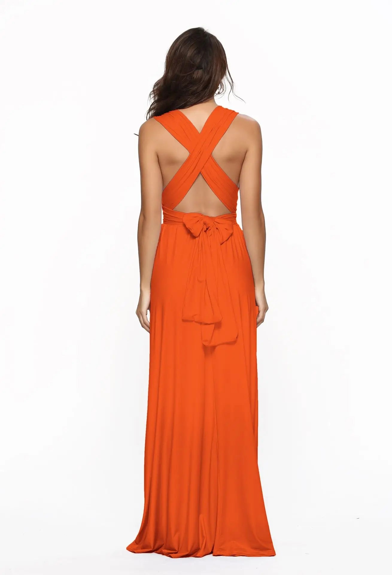 Women's Convertible Infinity Maxi Dress - Multi-Color Wrap