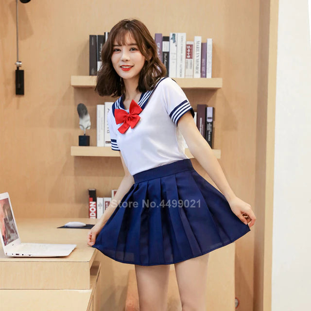 Japanese Schoolgirl Sailor School Uniform