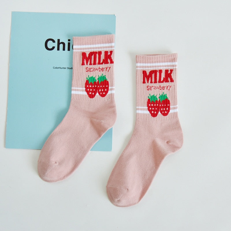 Japanese Cotton Colorful Kawaii Cute Socks