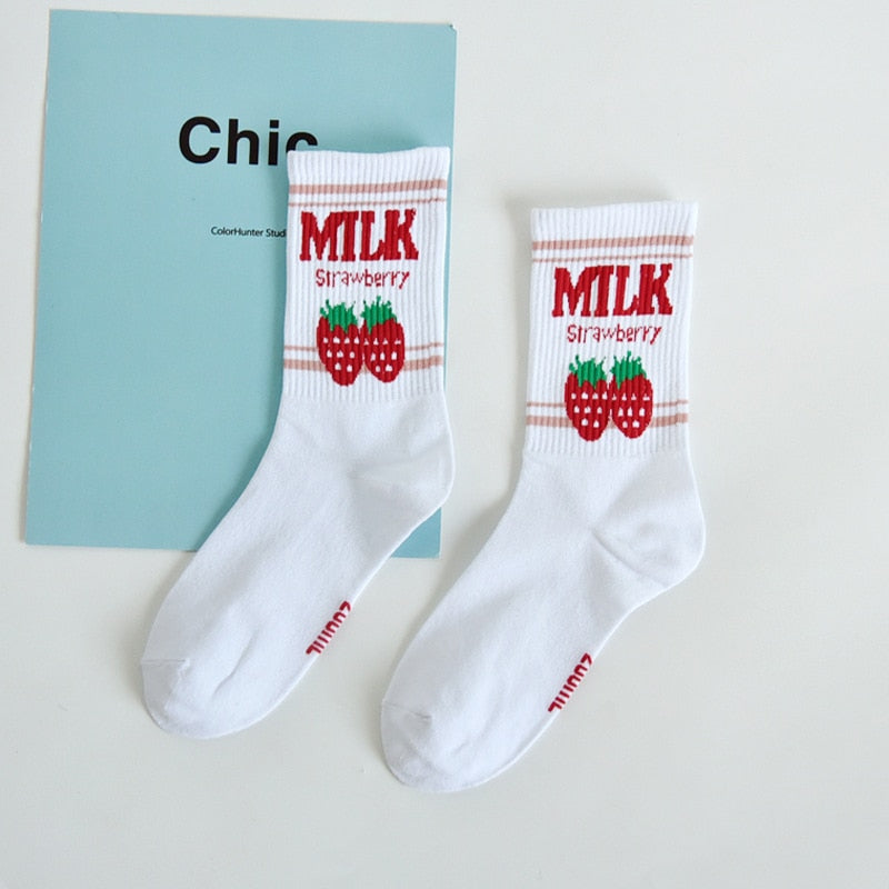 Japanese Cotton Colorful Kawaii Cute Socks