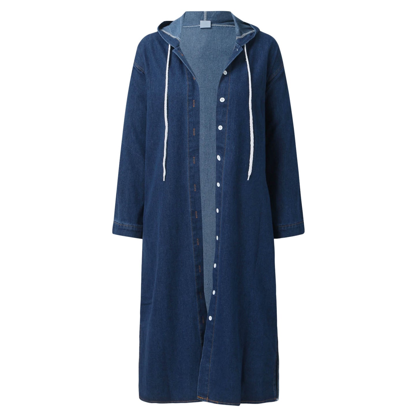 Hooded Outwear Denim Coat for Women