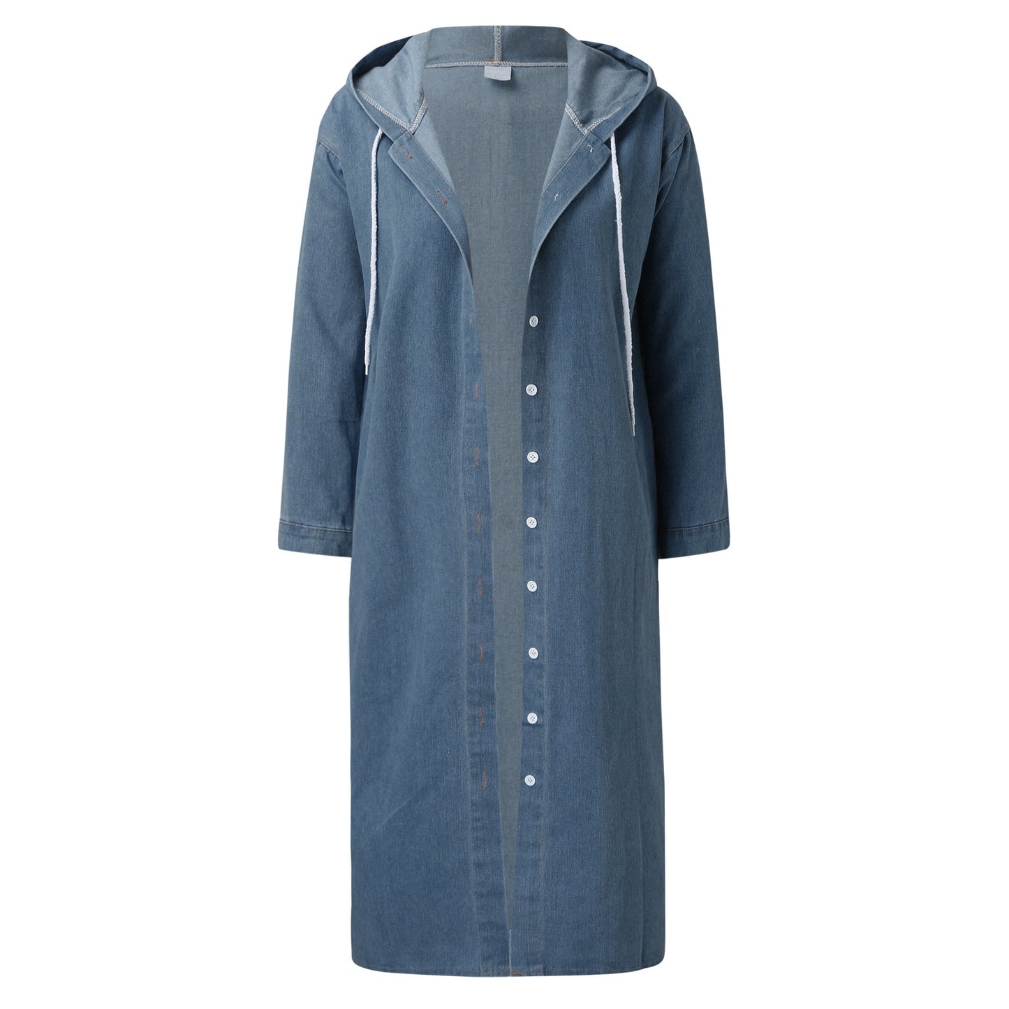 Hooded Outwear Denim Coat for Women