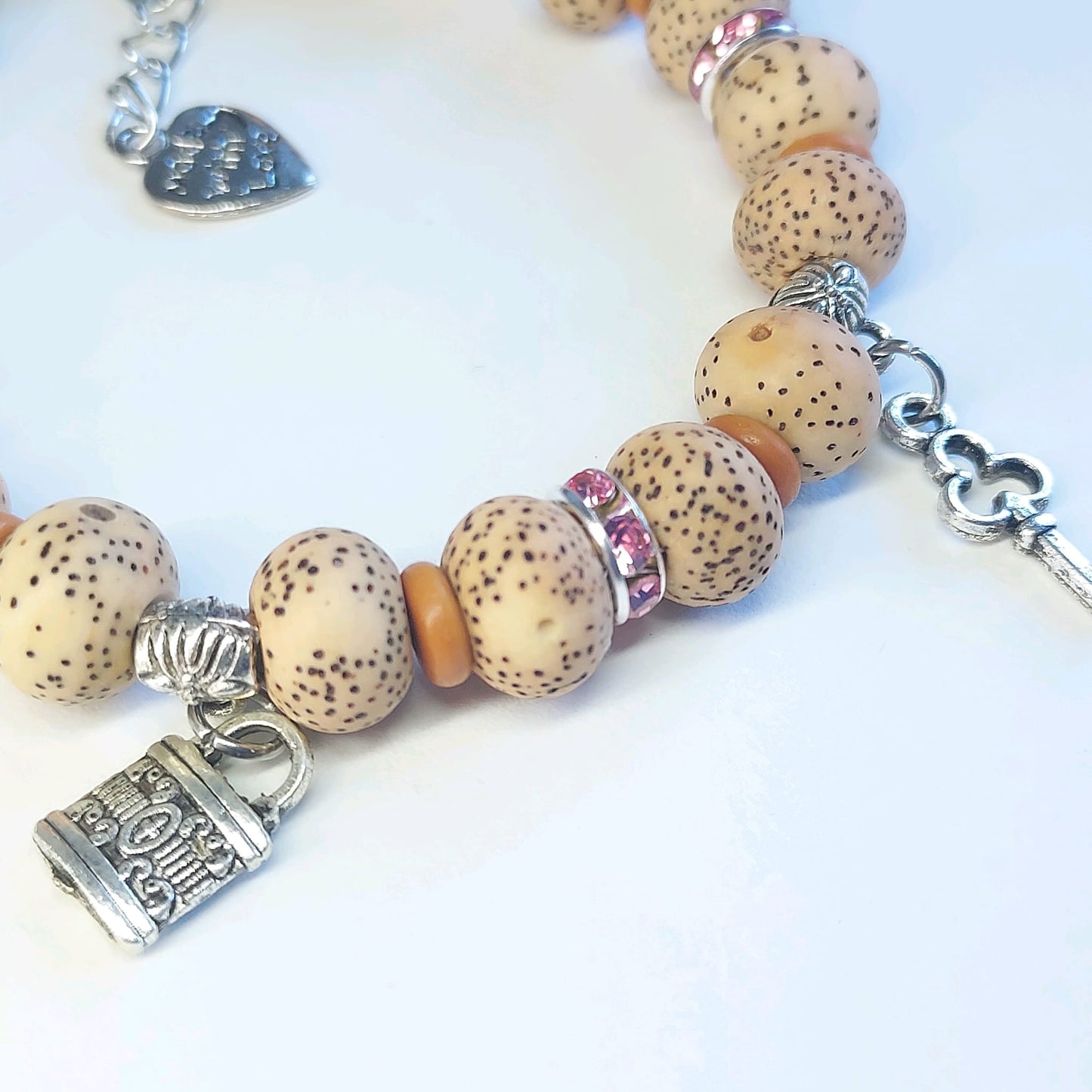 Natural Stars and Moon Bodhi Bracelet