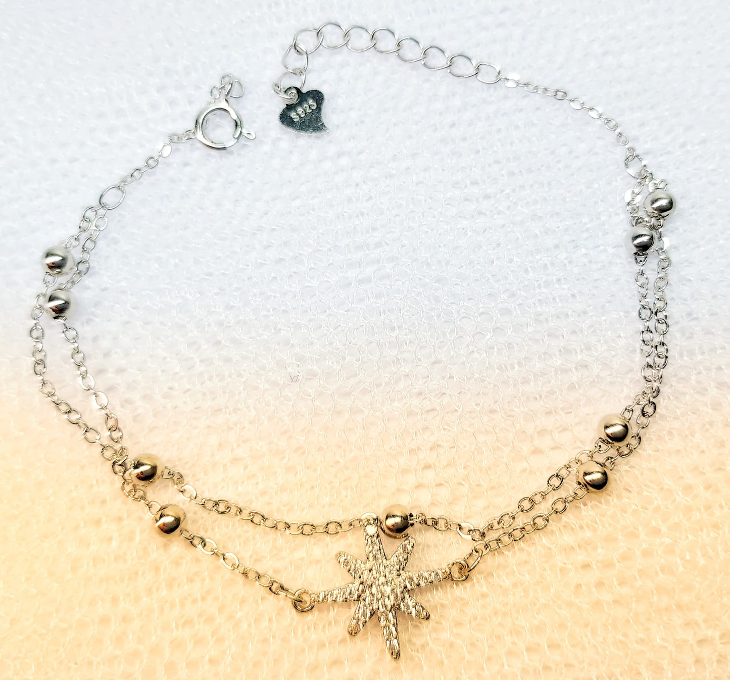 Eight Awn Star Double Bracelet