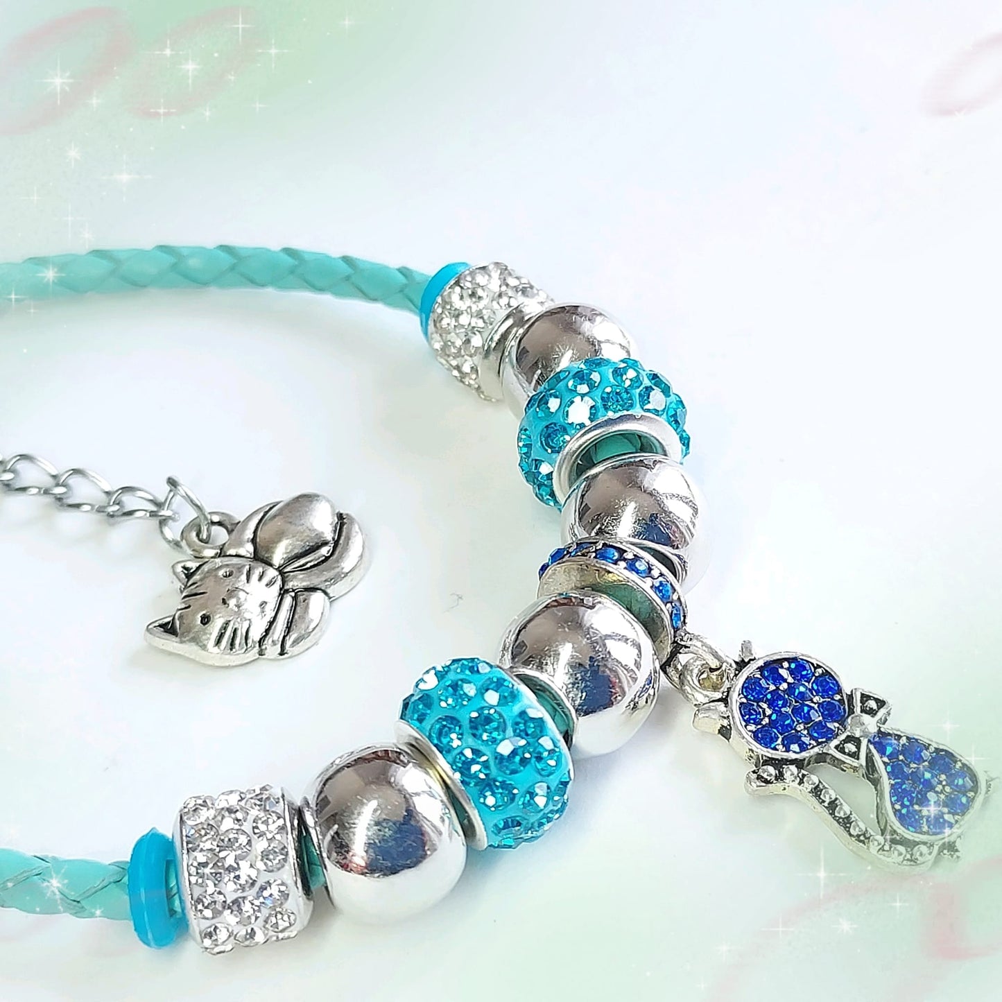 Cat Rhinestones Bracelet