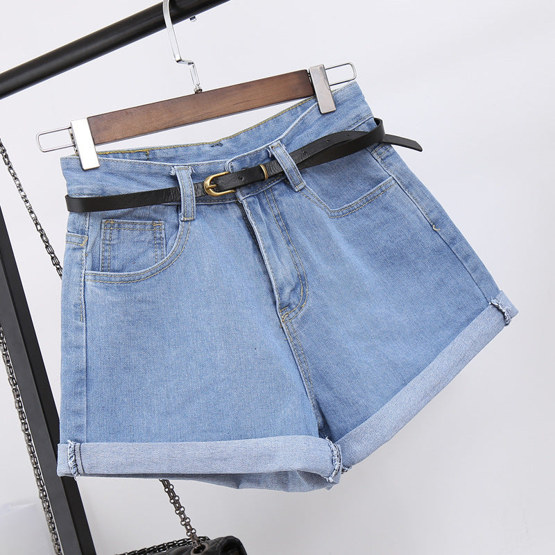 Classic Casual Women Denim Shorts