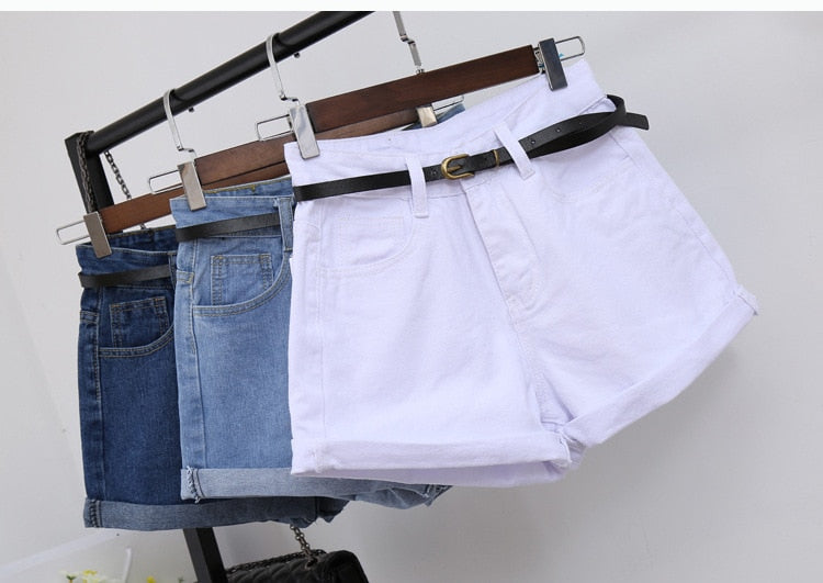 Classic Casual Women Denim Shorts