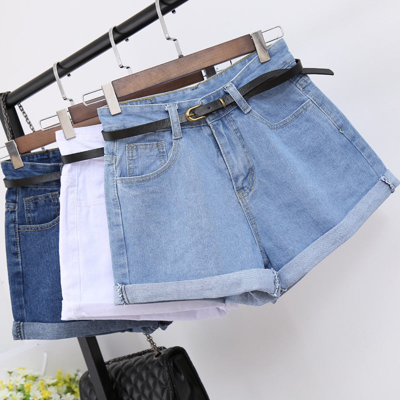 Classic Casual Women Denim Shorts