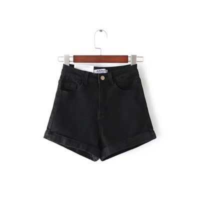 Classic Casual Women Denim Shorts