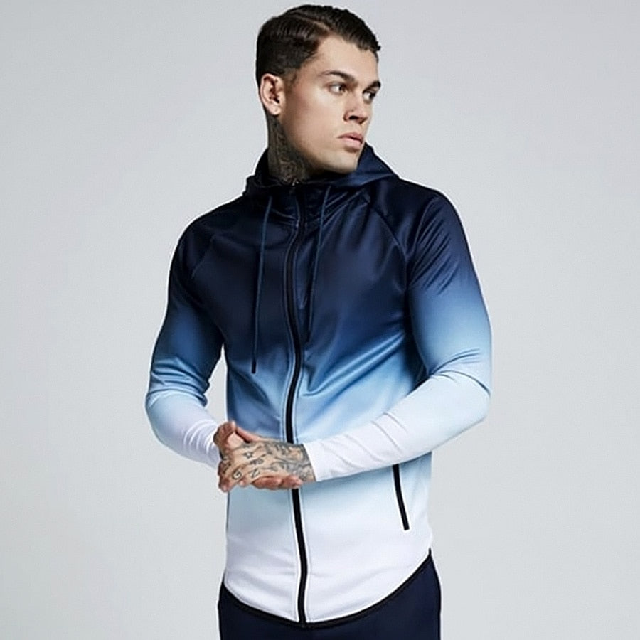 Mens Hooded Sports Tracksuit