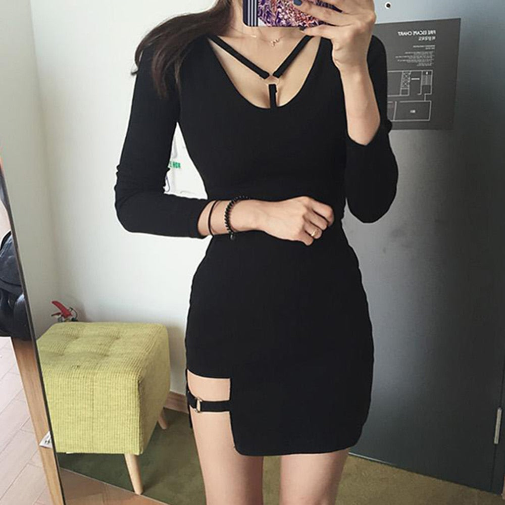 🔥HOT SALE Korean Style Black Hip Skirts