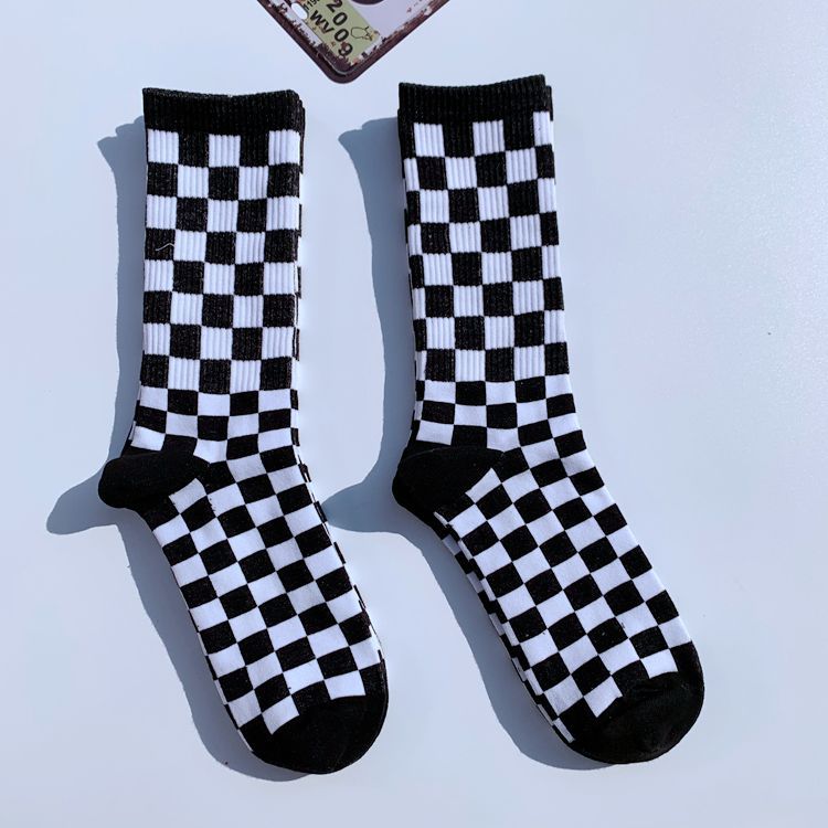 Korean Hip Hop Style Skateboard Long Socks