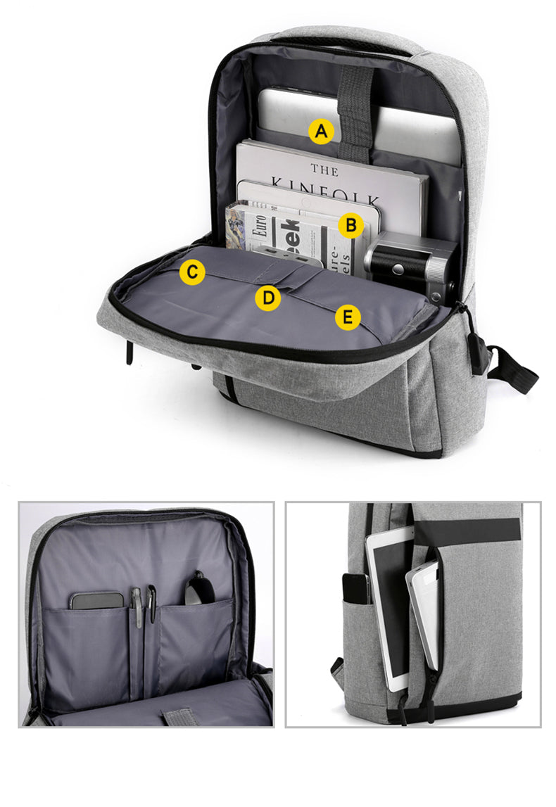 Multi-functional USB Charging Backpack