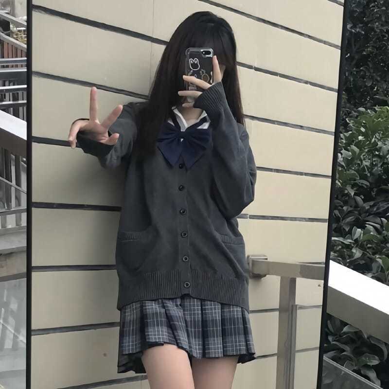 Schoolgirl Loose Cute Sweaters Cardigan