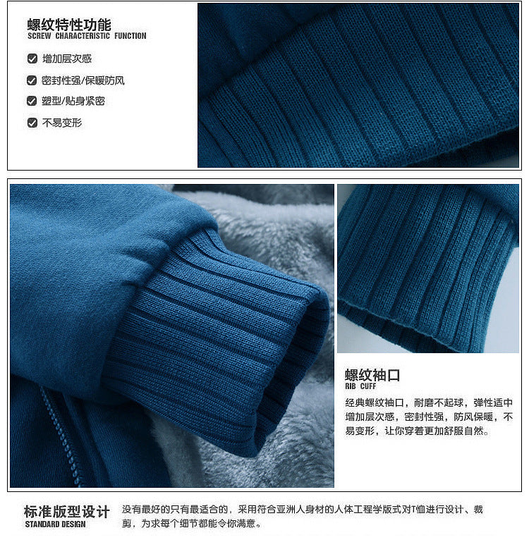 Winter Warm Coat Zipper Jacket