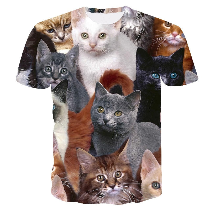 3D Loveliness Animal Tees - Var1