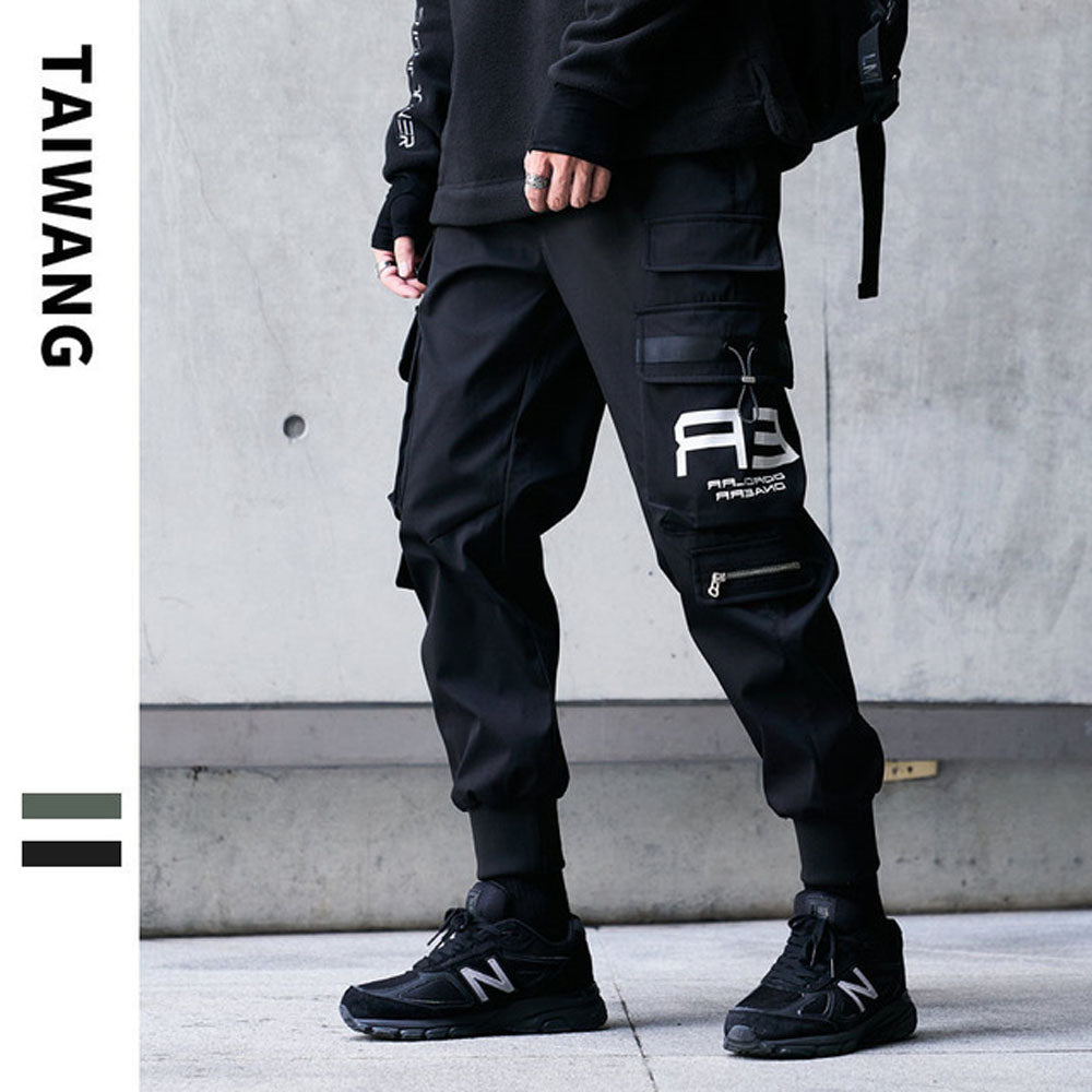 Men Casual Hip Hop Joggers Cargo Pants