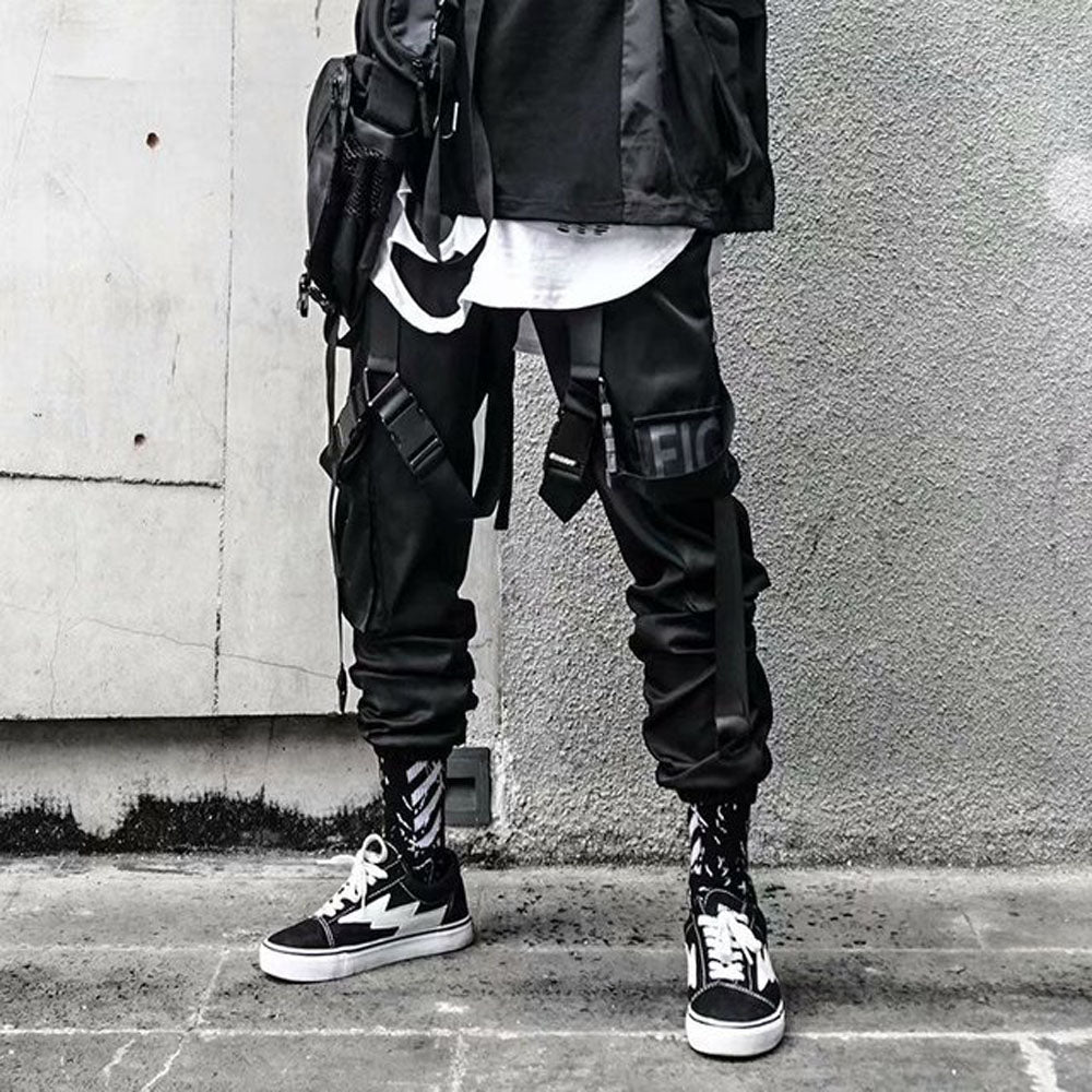 Men Casual Hip Hop Joggers Cargo Pants