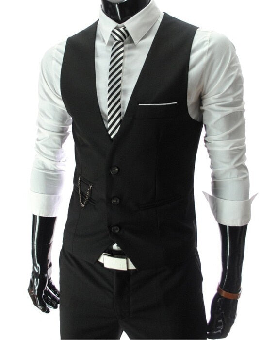 Slim Fit Male Vests