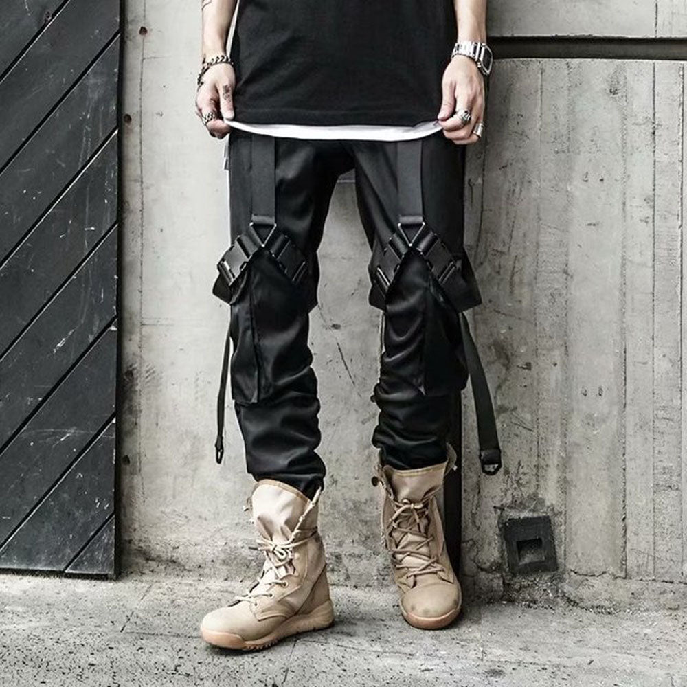 Men Casual Hip Hop Joggers Cargo Pants