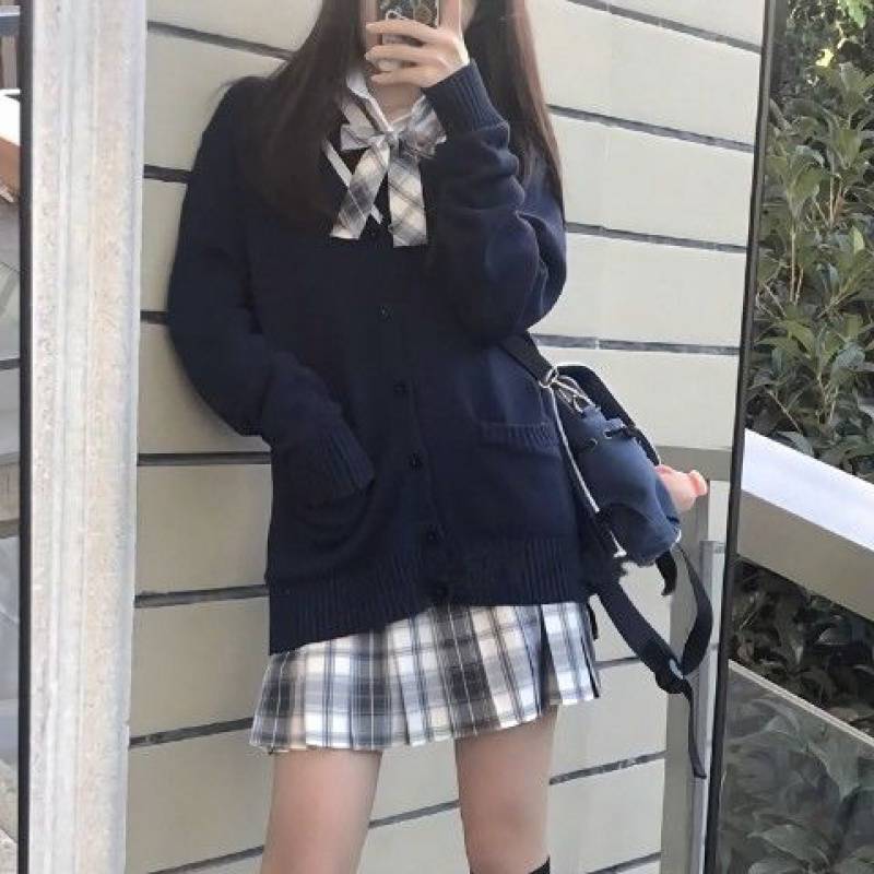 Schoolgirl Loose Cute Sweaters Cardigan