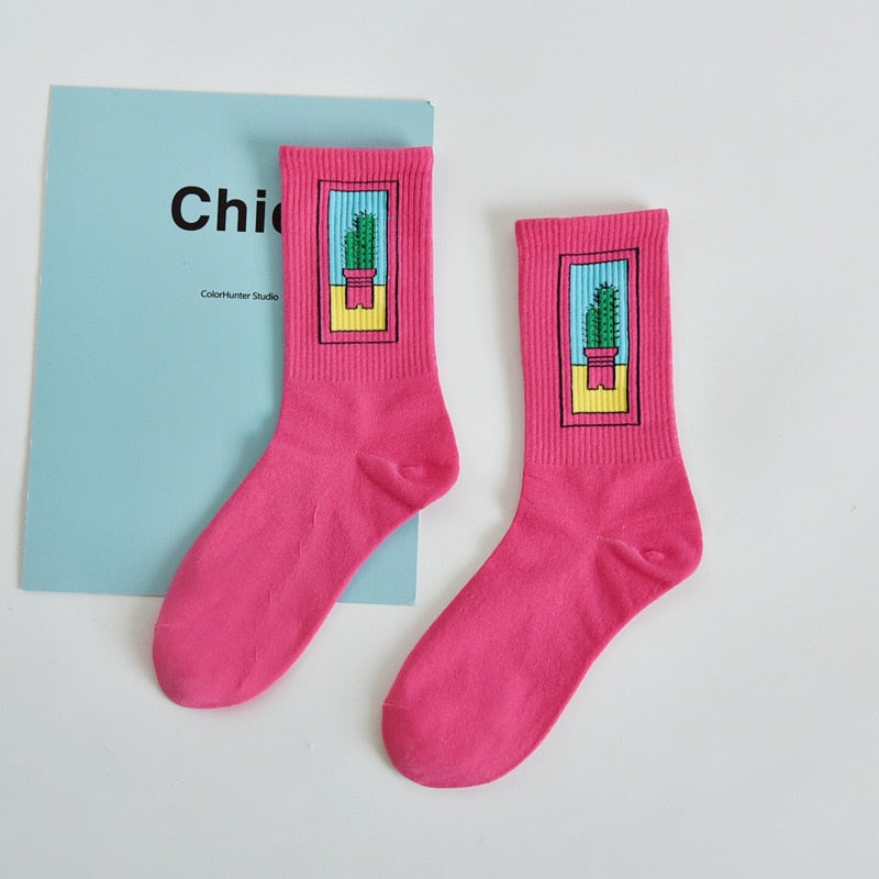 Japanese Cotton Colorful Kawaii  Cute Socks