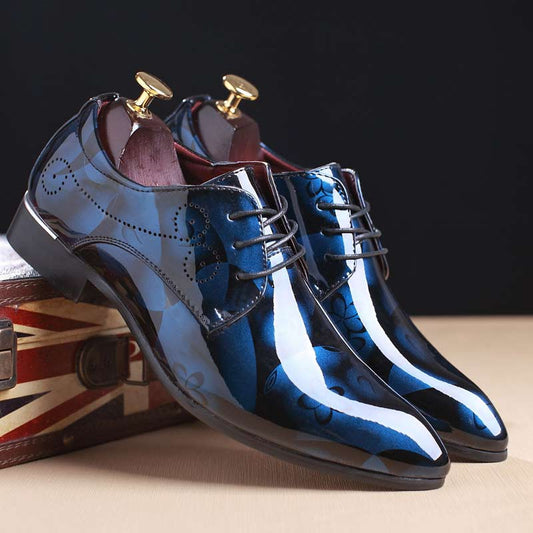 Fashion Patent Leather Luxury Oxford Shoes