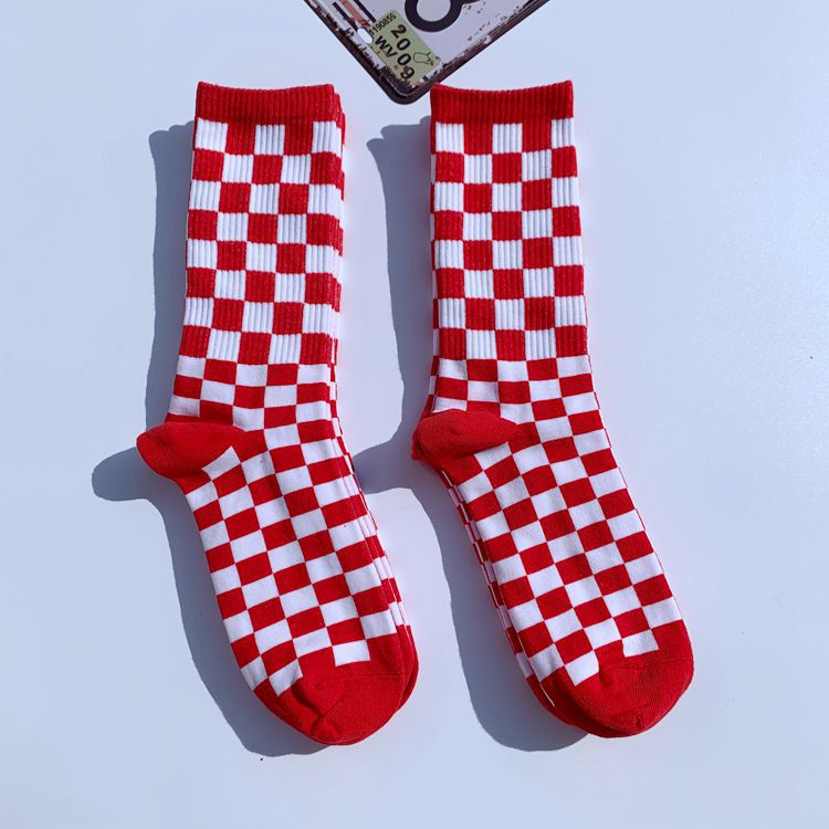 Korean Hip Hop Style Skateboard Long Socks