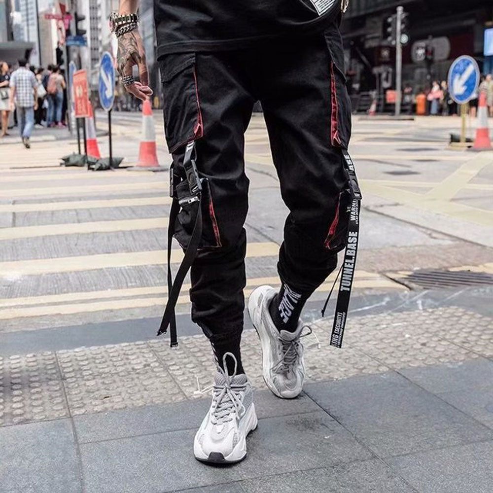 Men Casual Hip Hop Joggers Cargo Pants