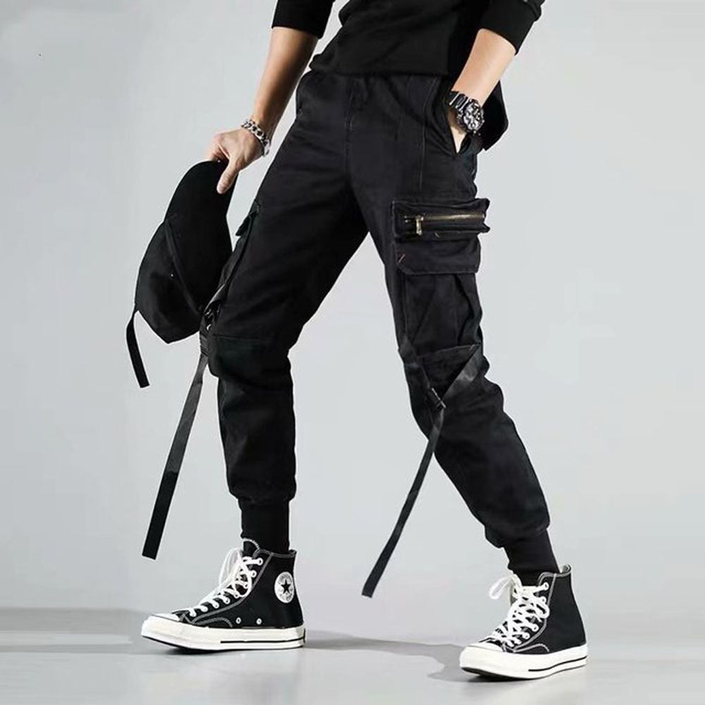 Men Casual Hip Hop Joggers Cargo Pants