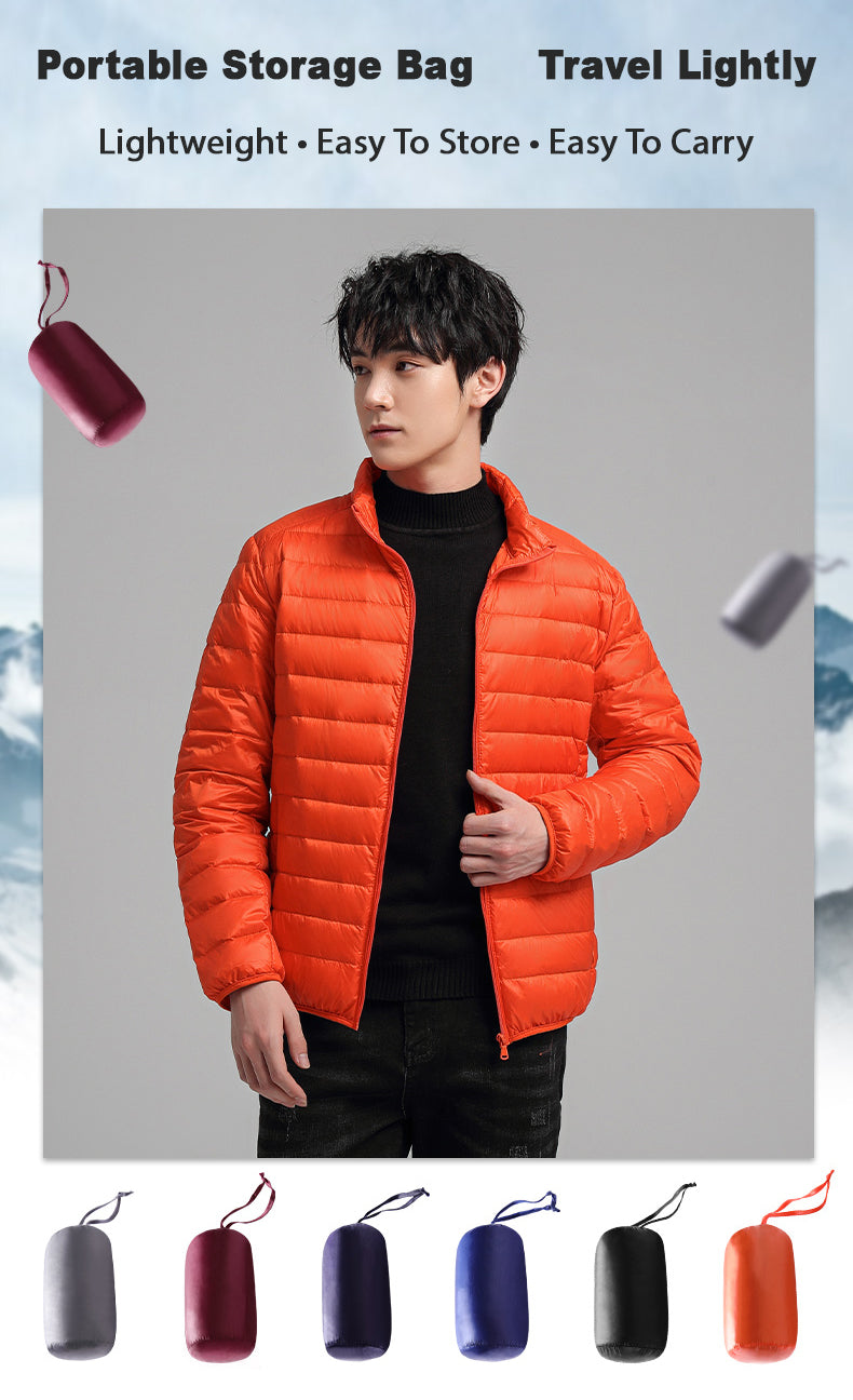 Windproof Packable Men Down Jacket