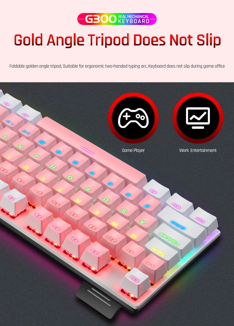 G300 Real Mechanical Gaming Keyboard Wired