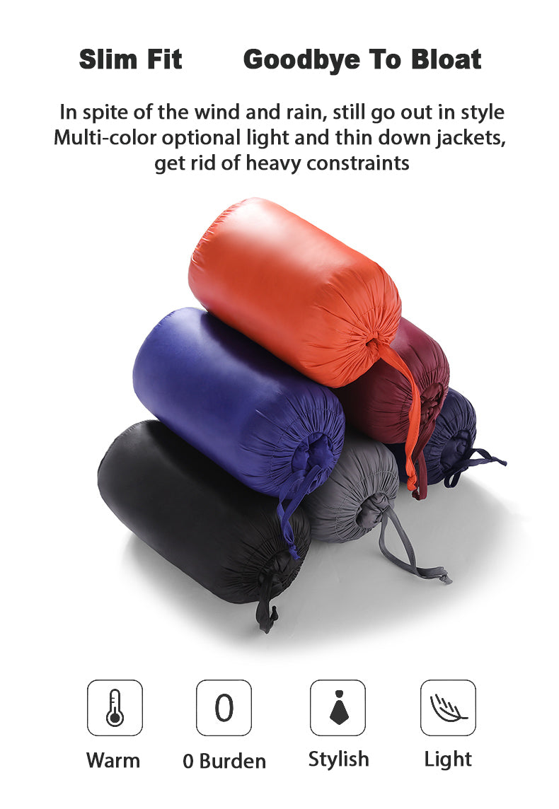 Windproof Packable Men Down Jacket