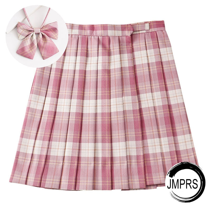 Preppy Girls Dance Mini Skirt Cute + Bow-knot