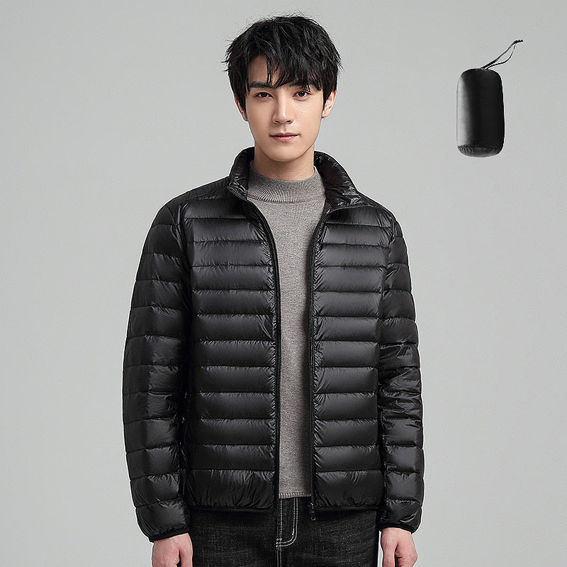 Windproof Packable Men Down Jacket