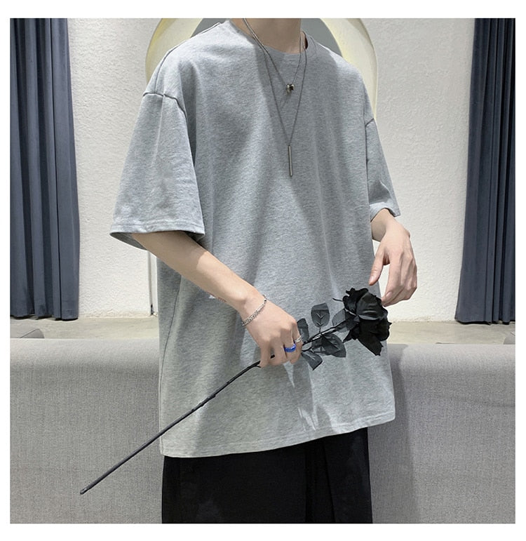 100% Cotton Half Sleeve Loose T-shirt