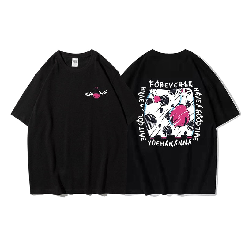 Japanese Privathinker Cat Men/Women Oversized T-Shirts