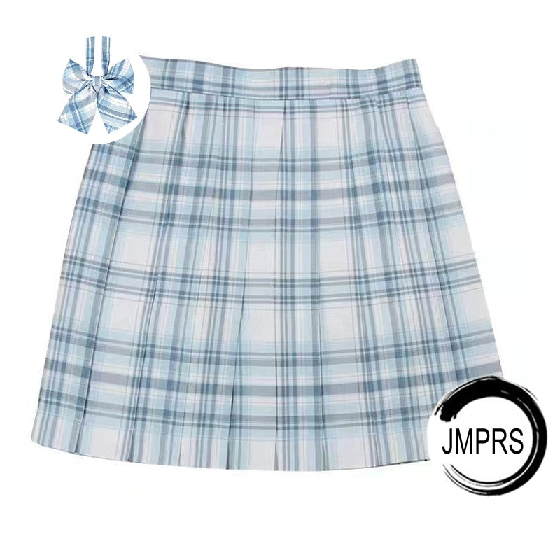 Preppy Girls Dance Mini Skirt Cute + Bow-knot