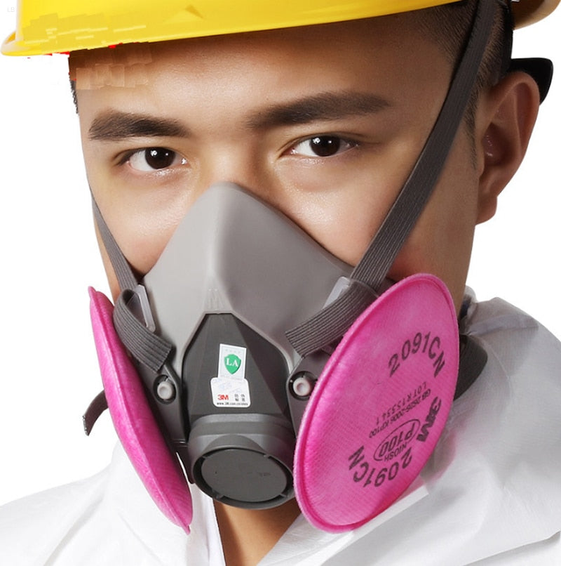 3M 6200 Series Half Face Respirator Mask