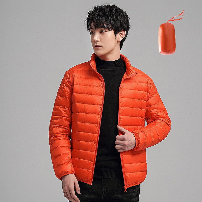 Windproof Packable Men Down Jacket