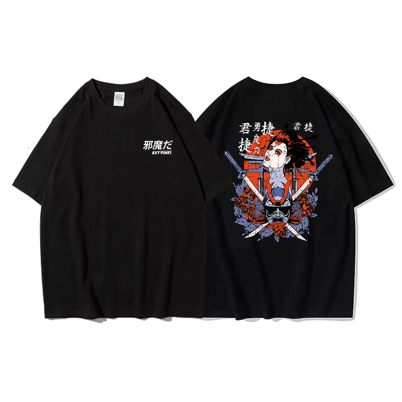 Japanese Privathinker Cat Men/Women Oversized T-Shirts