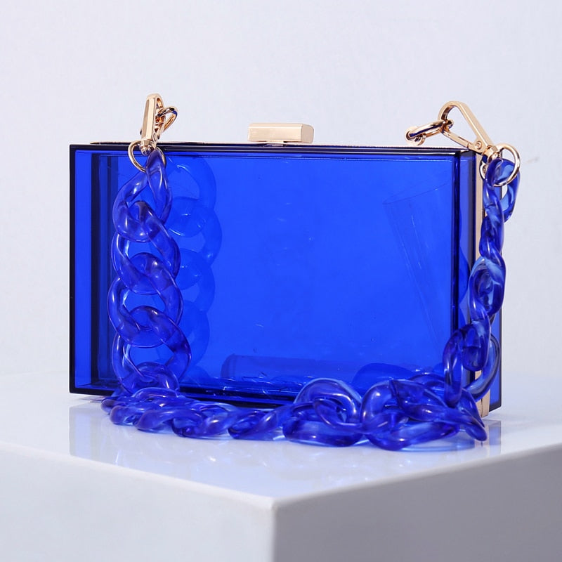 Clear Acrylic Jelly Clutch