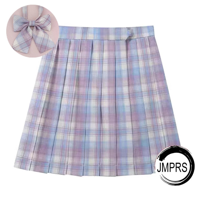 Preppy Girls Dance Mini Skirt Cute + Bow-knot