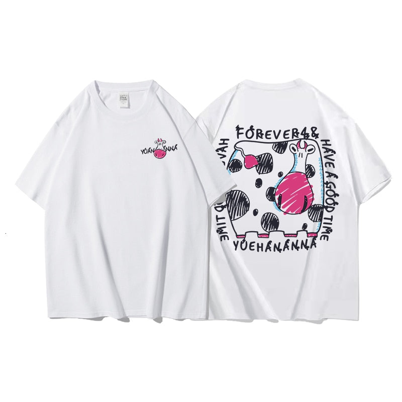 Japanese Privathinker Cat Men/Women Oversized T-Shirts