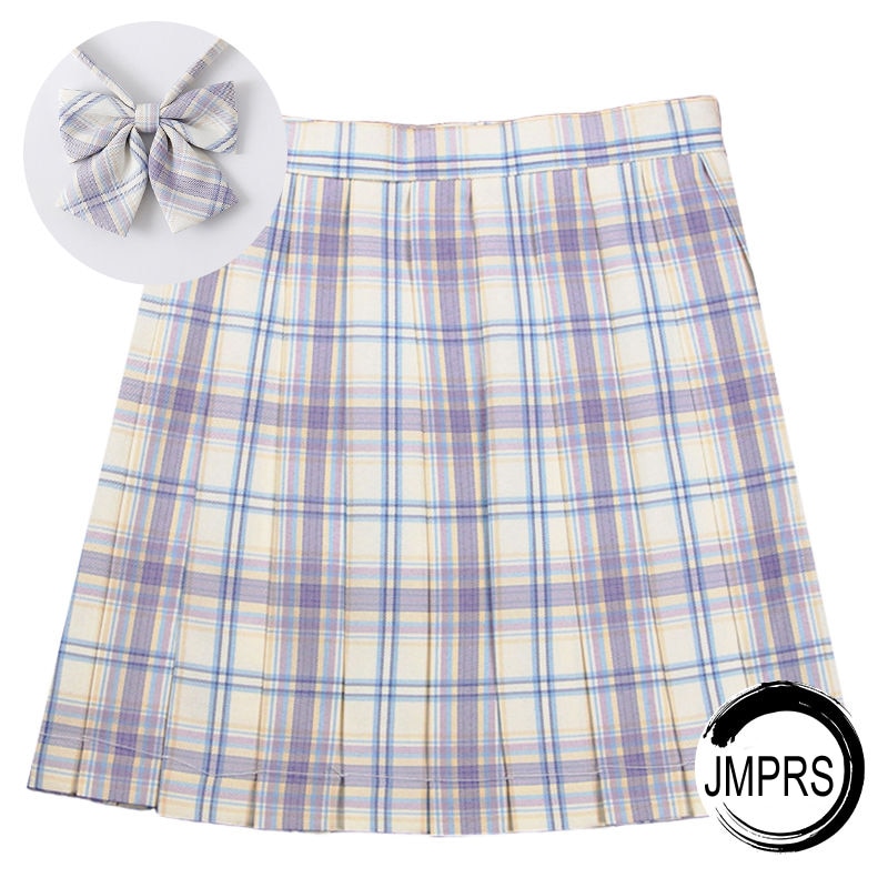 Preppy Girls Dance Mini Skirt Cute + Bow-knot